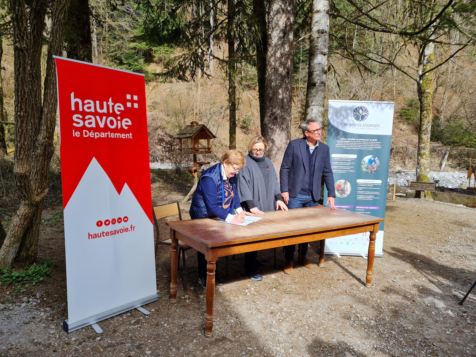Lancement officiel de la démarche "Forestiers Engagés" en Haute-Savoie