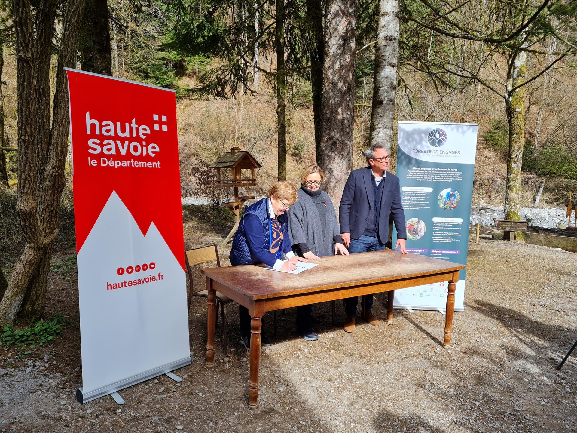 Lancement officiel de la démarche "Forestiers Engagés" en Haute-Savoie